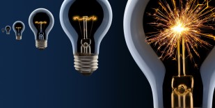 light bulbs image representing ideas